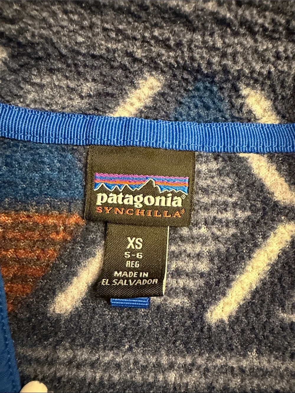 Patagonia Kids' Lightweight Synchilla Snap-T Pullover, sz S (5-6)